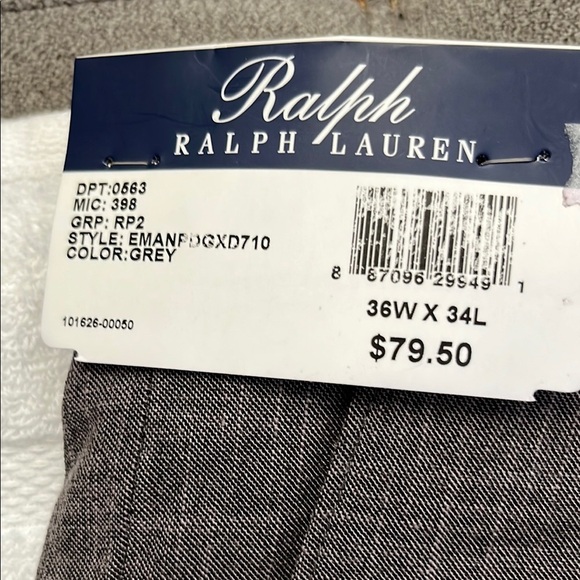 Ralph Lauren Gray Dress Pants with Classic Straight-Leg Cut - Picture 2 of 12